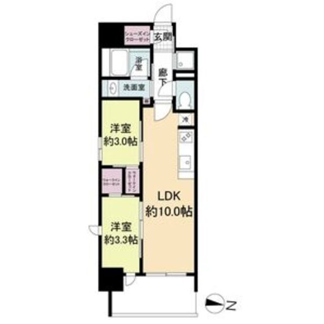 東淀川駅 徒歩4分 13階の物件間取画像