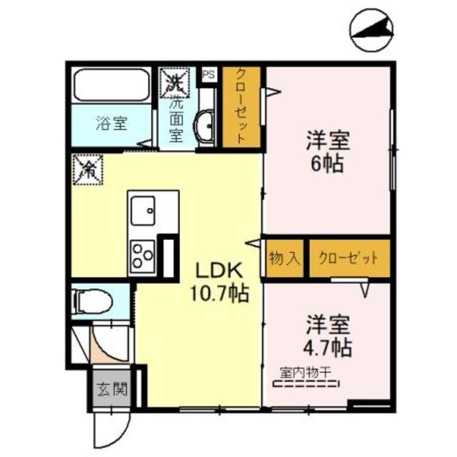 D-ROOM桜井の物件間取画像