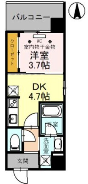 西中島南方駅 徒歩9分 6階の物件間取画像