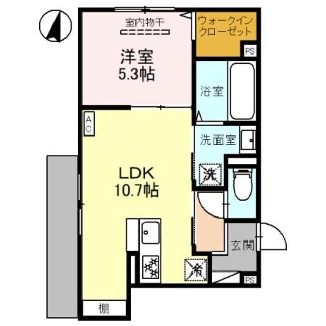 門真市駅 徒歩9分 1階の物件間取画像