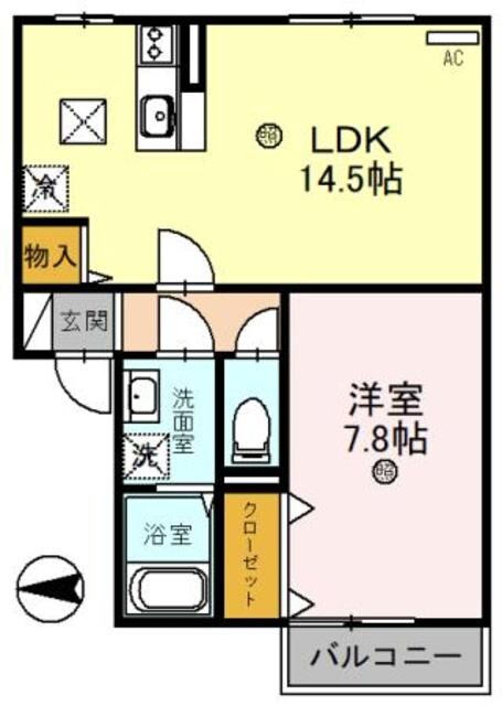 門真南駅 徒歩6分 1階の物件間取画像