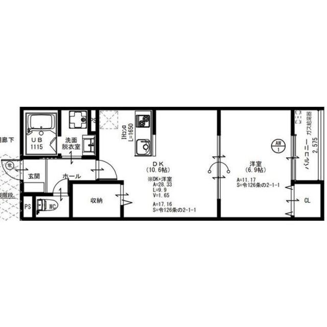 星田駅 徒歩4分 1階の物件間取画像