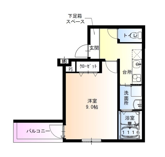 フジパレス高井田Ⅴ番館の物件間取画像