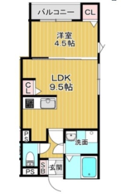 Kvell　Garden春日の物件間取画像