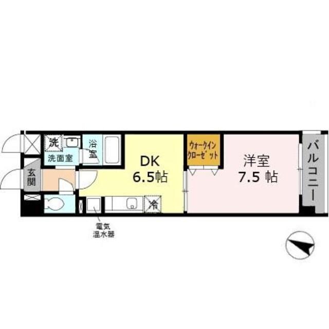神崎川駅 徒歩6分 4階の物件間取画像