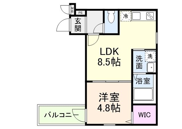大和田駅 徒歩6分 2階の物件間取画像