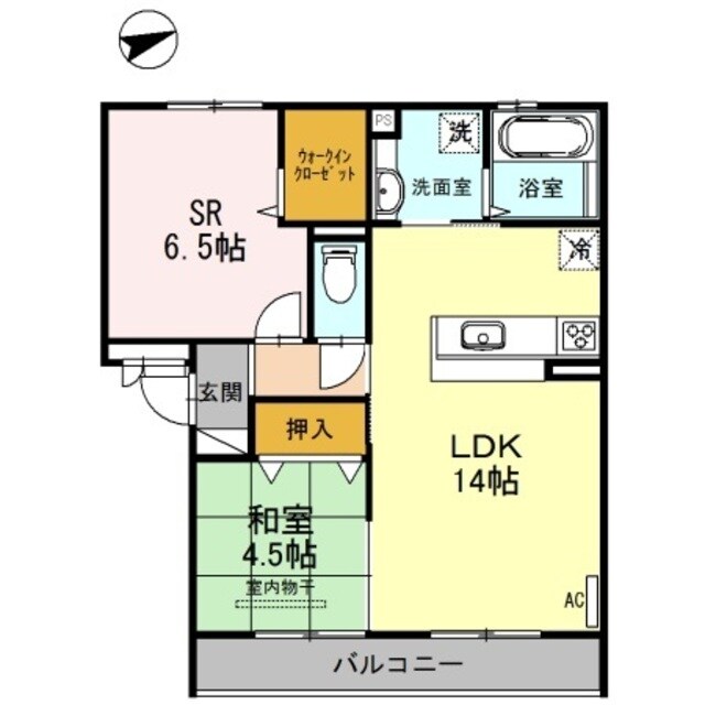 岡町駅 徒歩12分 3階の物件間取画像