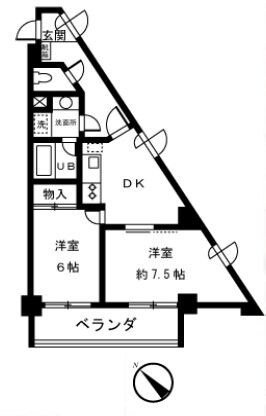 CASA AZZULの物件間取画像