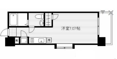 京成曳舟駅 徒歩4分 3階の物件間取画像