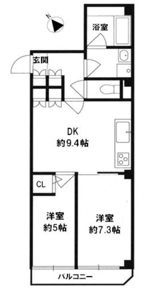 リバーサイド向島の物件間取画像