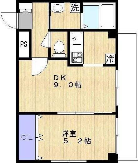 南千住駅 徒歩7分 3階の物件間取画像