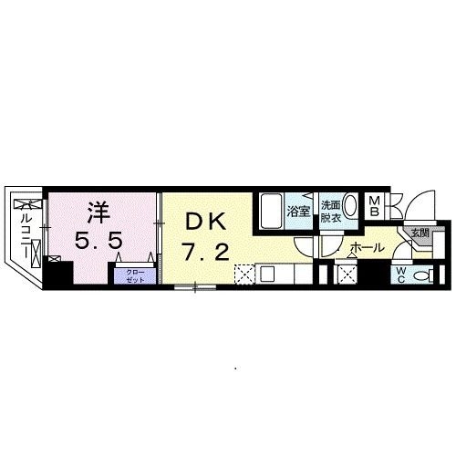 京成曳舟駅 徒歩10分 3階の物件間取画像