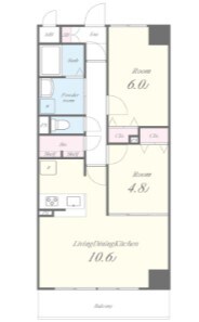 COZYCOURTの物件間取画像