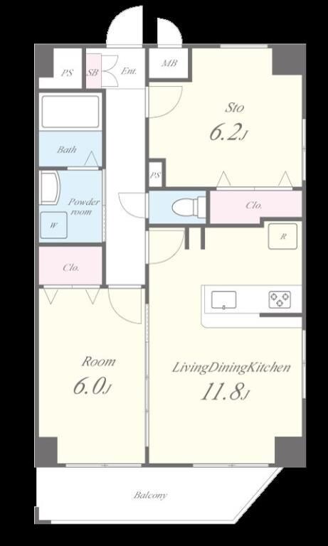 クリスタルコートの物件間取画像