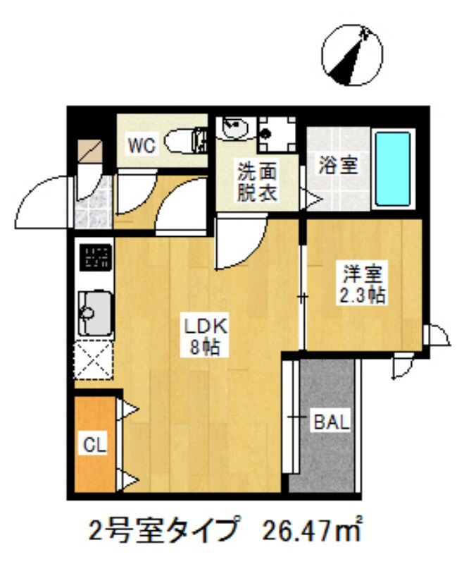 R-smart PONOの物件間取画像