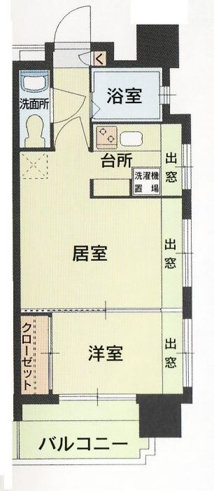 エステートモア・天神サクセスの物件間取画像
