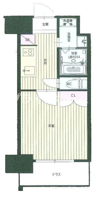 CLUB ORIENT BLD №122の物件間取画像