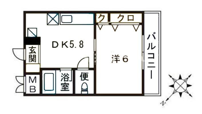 ハーベスト白金の物件間取画像