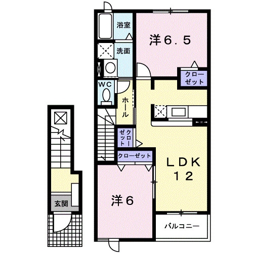 ヴィラ光岡の物件間取画像