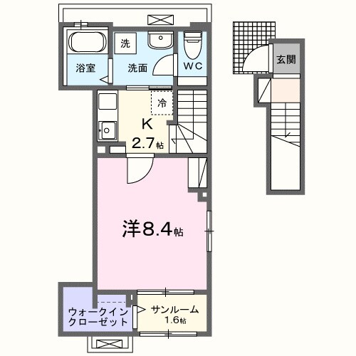 ソレアード　ヴィラの物件間取画像