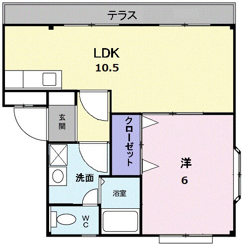 サンフォレストＦＵＪＩの物件間取画像