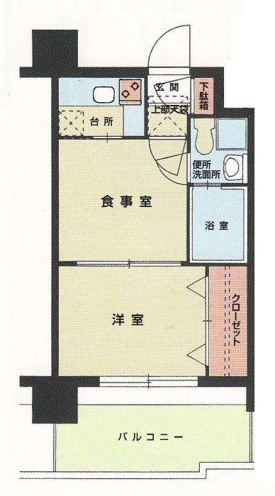 エステートモア・平尾センティモの物件間取画像