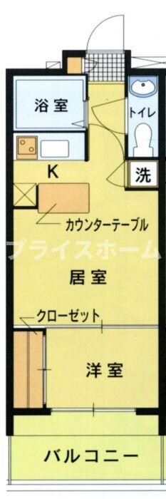 渡辺通駅 徒歩5分 5階の物件間取画像