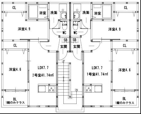 ノヴァイフ高木Ⅱの物件間取画像