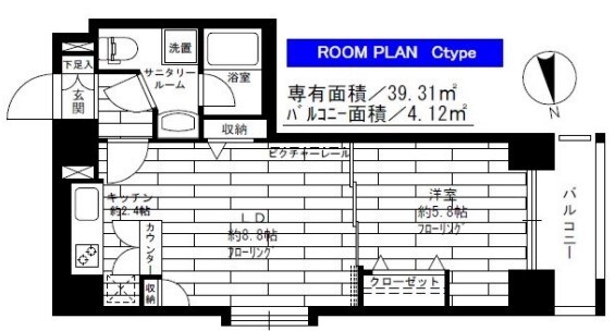 ステージファースト新御徒町の物件間取画像