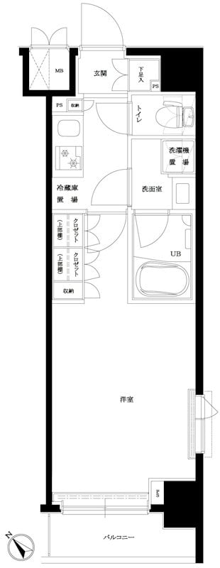 ルーブル住吉弐番館の物件間取画像