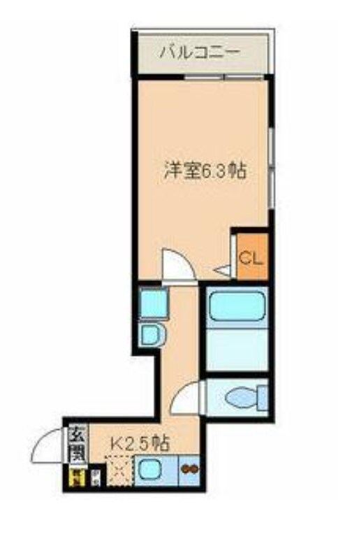 エステル木場の物件間取画像