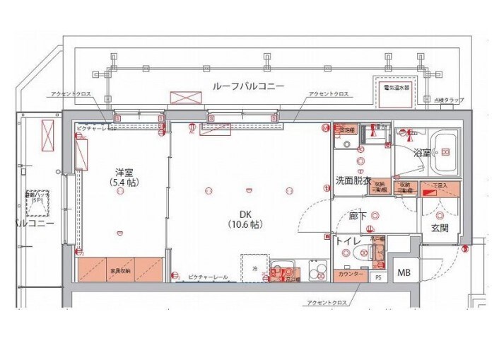 ハーモニーレジデンス神楽坂ヒルズthirdの物件間取画像