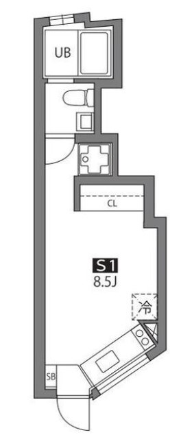 神楽坂テラス（Kagurazaka Terrace）の物件間取画像