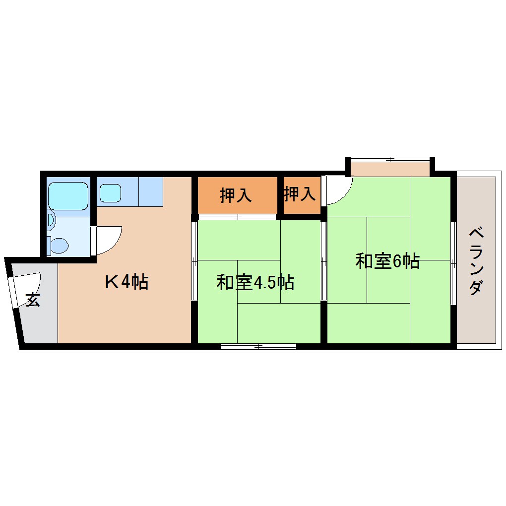 グレストハイツの物件間取画像