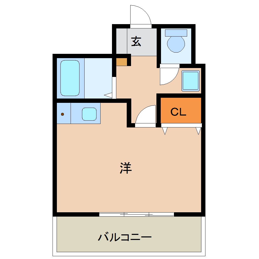 エクシード武庫之荘２の物件間取画像