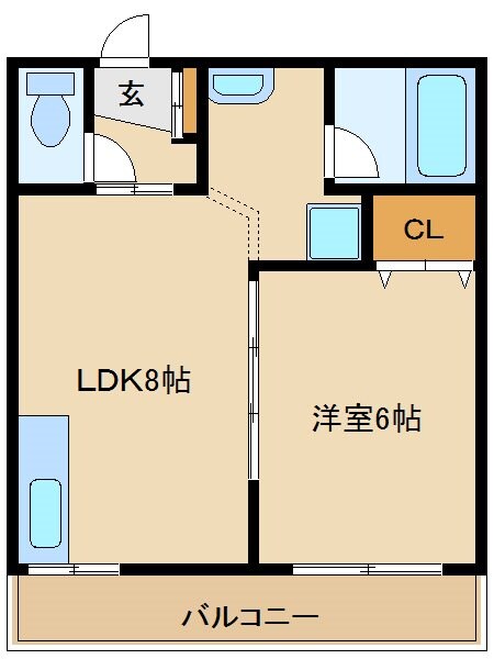 ガーデンプレス南武庫之荘の物件間取画像