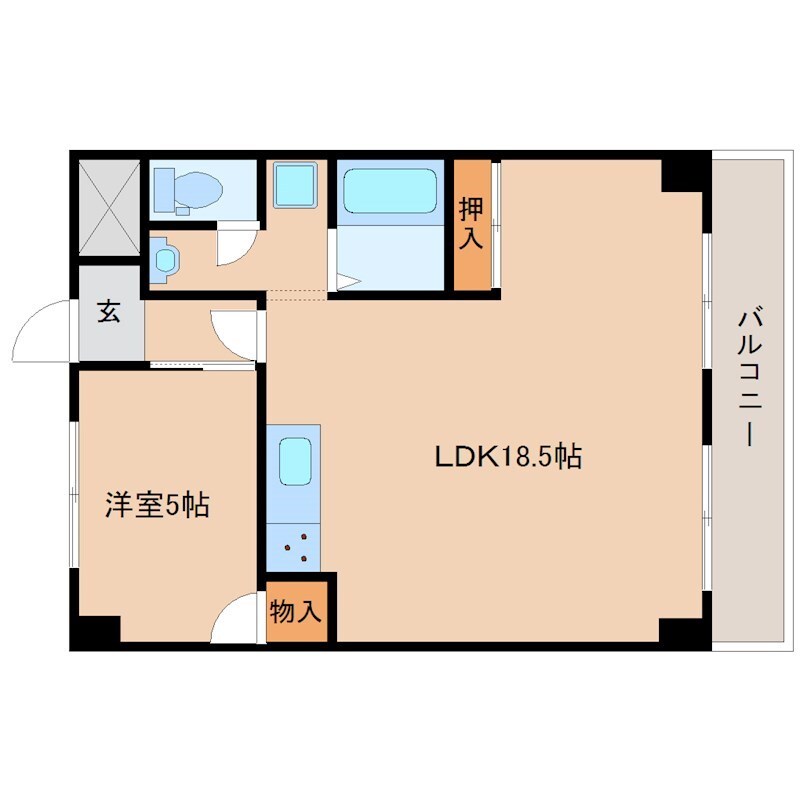 コーポ出口の物件間取画像