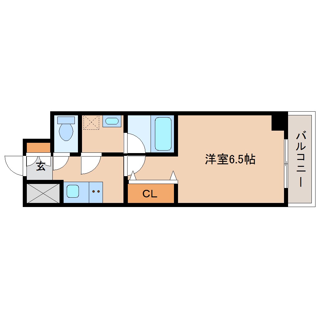 ブランTAT尼崎七松町1の物件間取画像