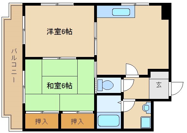 シャンボール塚口の物件間取画像