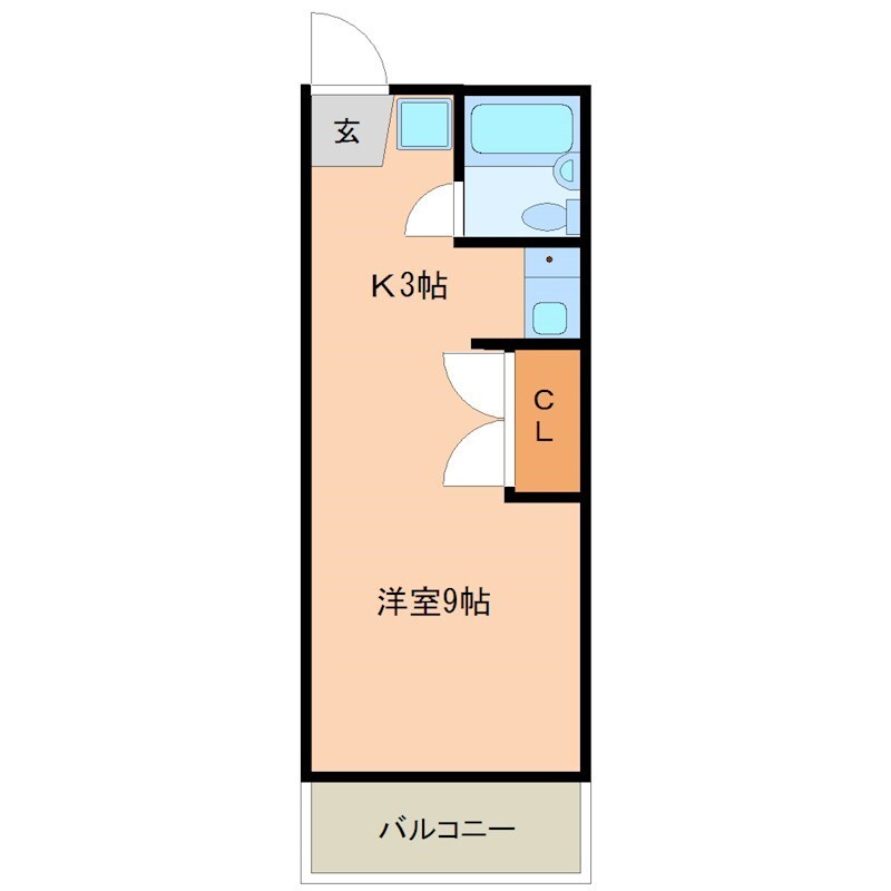 ブランキューブ塚口の物件間取画像