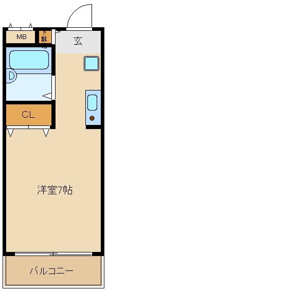 サンフローラ武庫川の物件間取画像