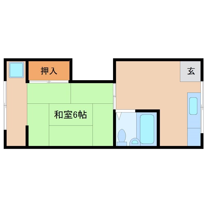 橋本アパートの物件間取画像