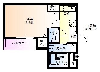 フジパレス東桜木町ウエストの物件間取画像