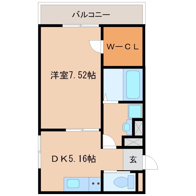 AILE南塚口の物件間取画像