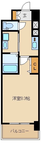 塚口駅 徒歩1分 8階の物件間取画像