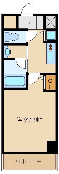 ラフォルテ南塚口の物件間取画像