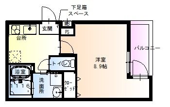 フジパレス出屋敷5番館の物件間取画像