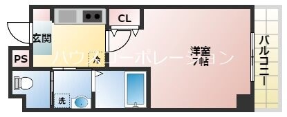 AILE南塚口2の物件間取画像