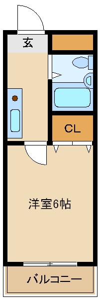 ユニテック武庫之荘の物件間取画像