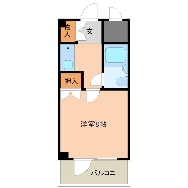 アミティ塚口の物件間取画像